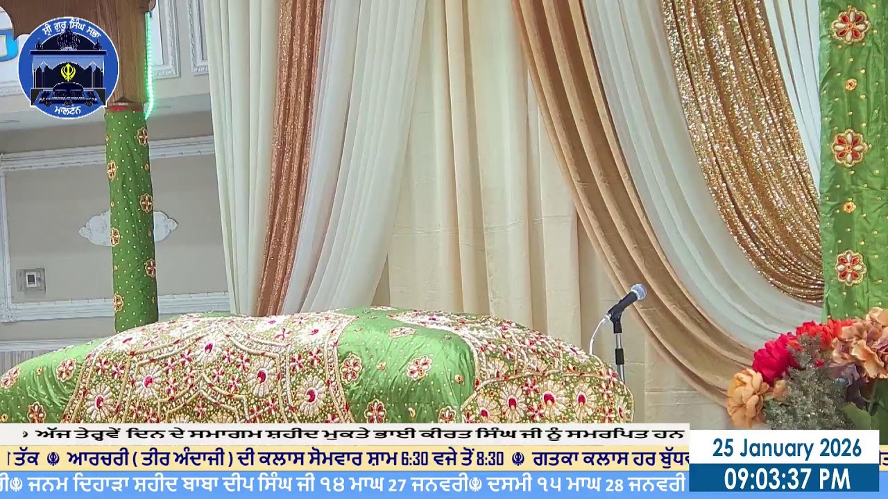 Live from Sri Guru Singh Sabha Malton