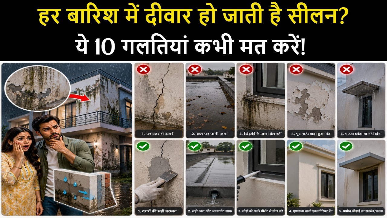 Tired of Damp Walls Every Monsoon? These 10 Solutions Will Save Your Home | Avoid These 10 Mistakes!