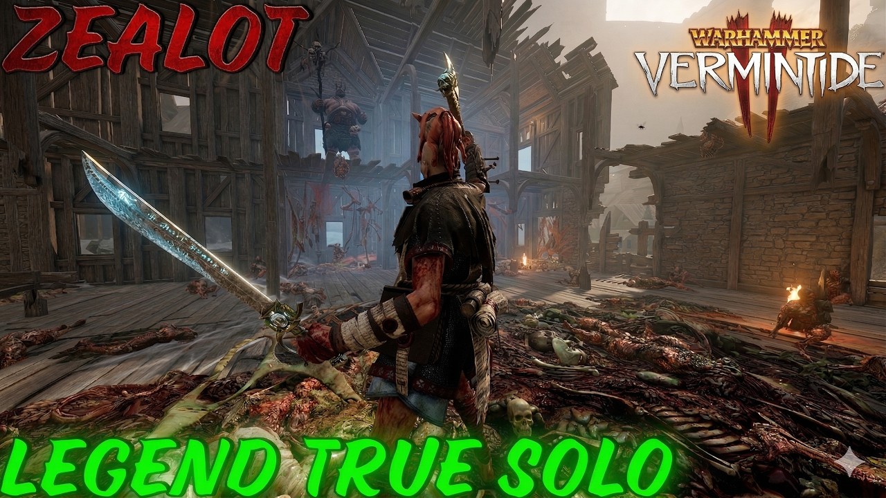 Zealot | Legend True solo | Axe Falchion | Halescourge | Warhammer Vermintide 2