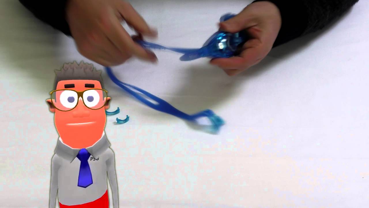 How to assemble the Sutton 9000 prescription swimming goggle