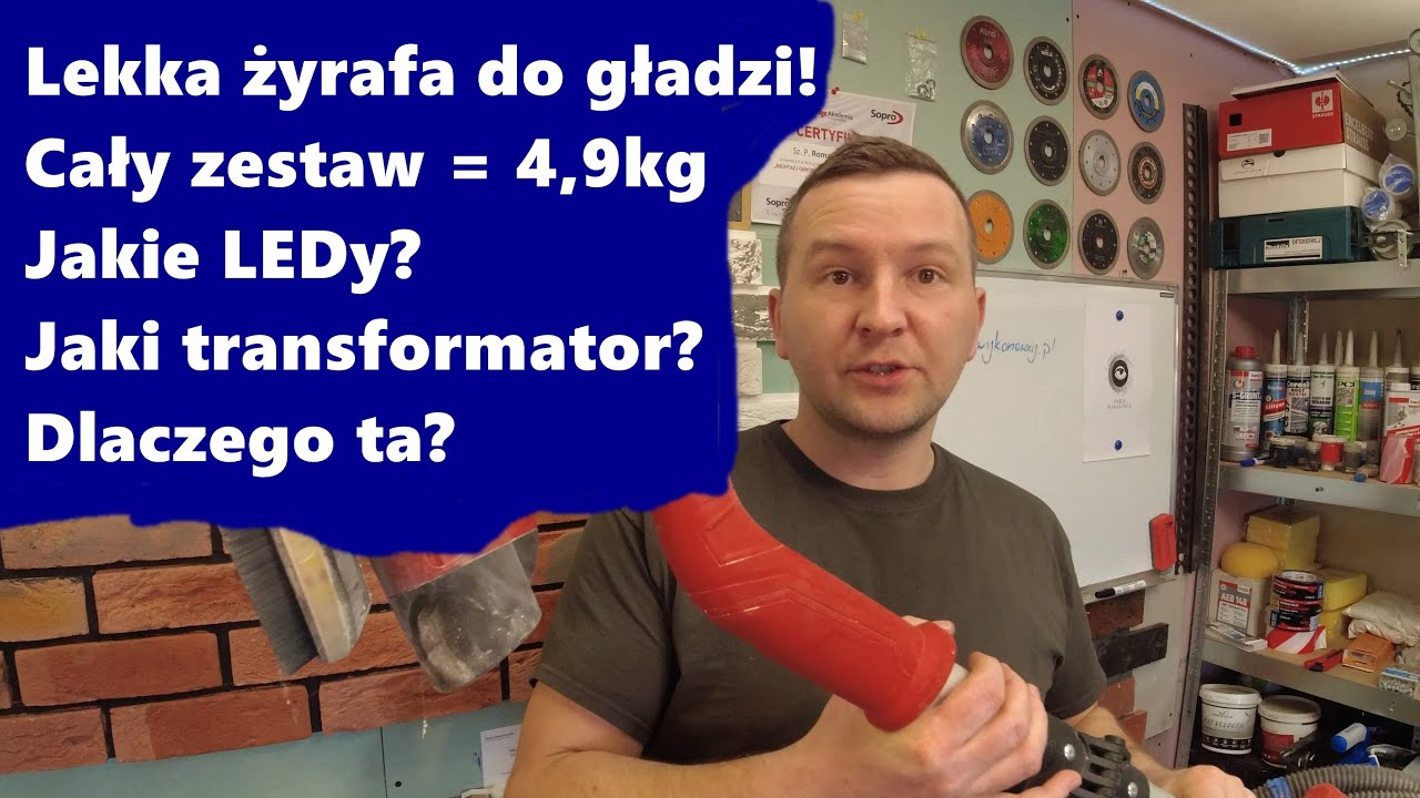 Jaka żyrafa do gładzi? Tania? Średnia? Droga? Czym szlifować gładź? #okiemwykonawcy #remont