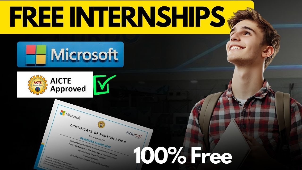 Microsoft Free Online Internship 2026 😍 | Elevate Program | AICTE Approved | 4 Weeks