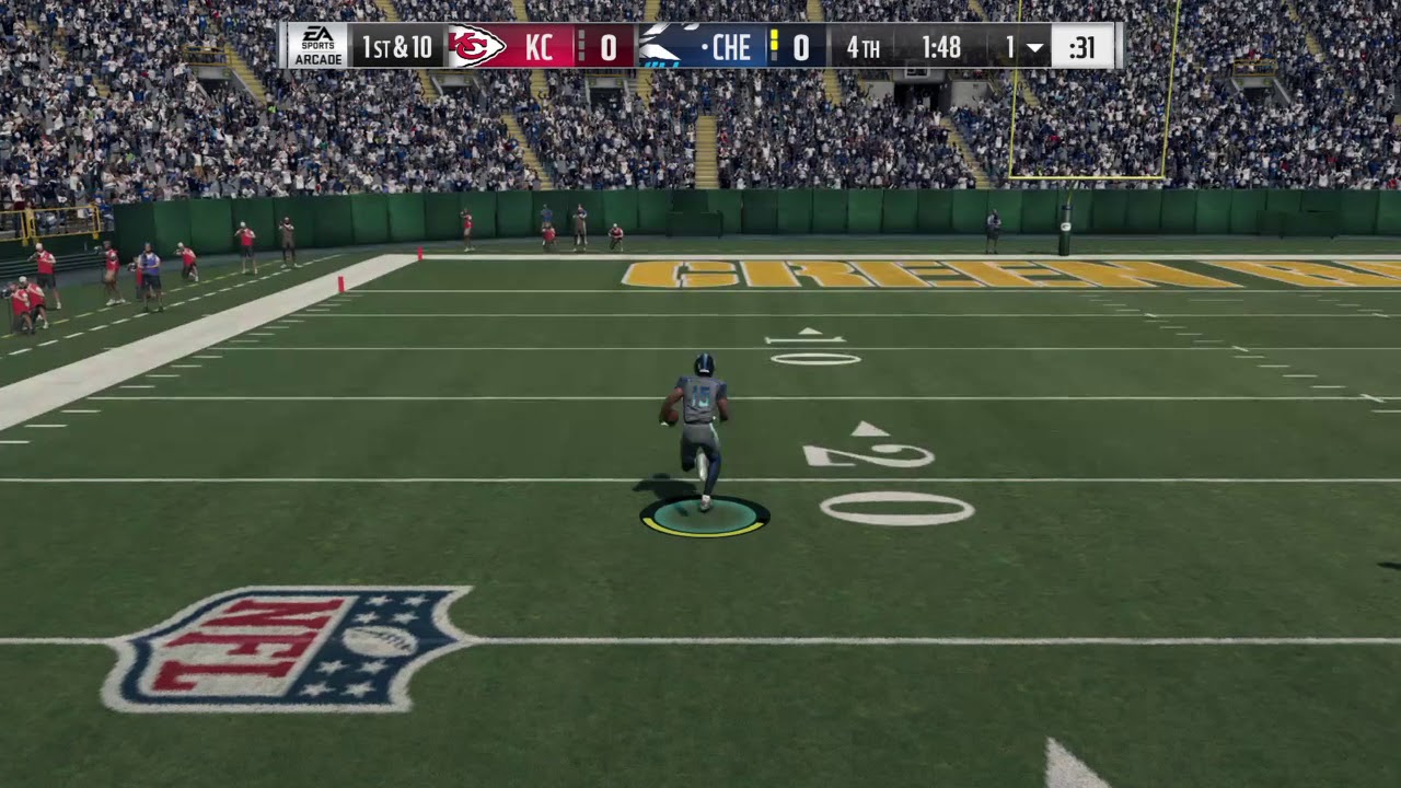 Luckiest Madden 18 Touchdown Catch Ever! 99 Yards!!!!!