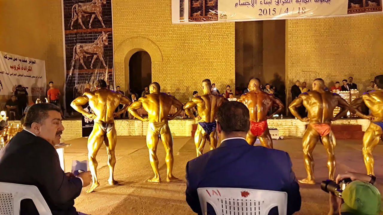 البطل شهاب احمد في بطولة العراق المتقدمين في بابل