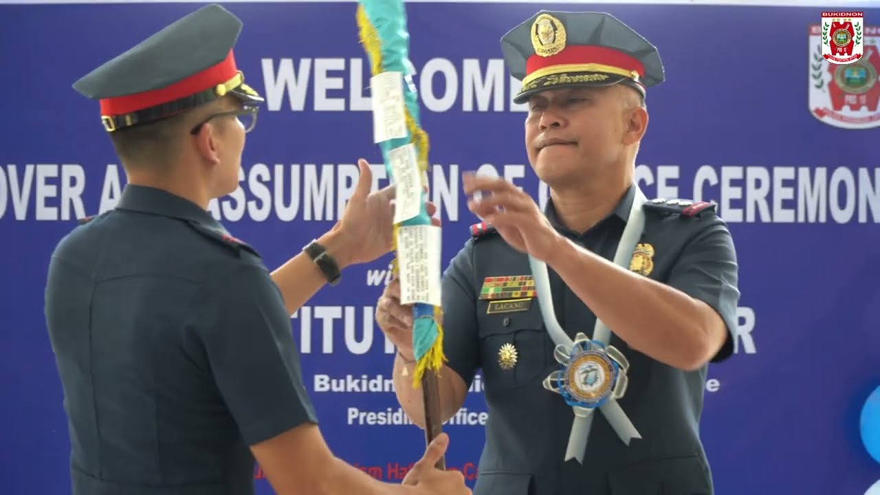 Turn Over and Assumption of Office Ceremony for The Chief of Police of Don Carlos MPS