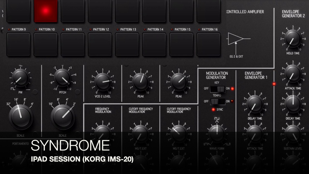 DJ Galactic live with Korg iMS-20 - Syndrome