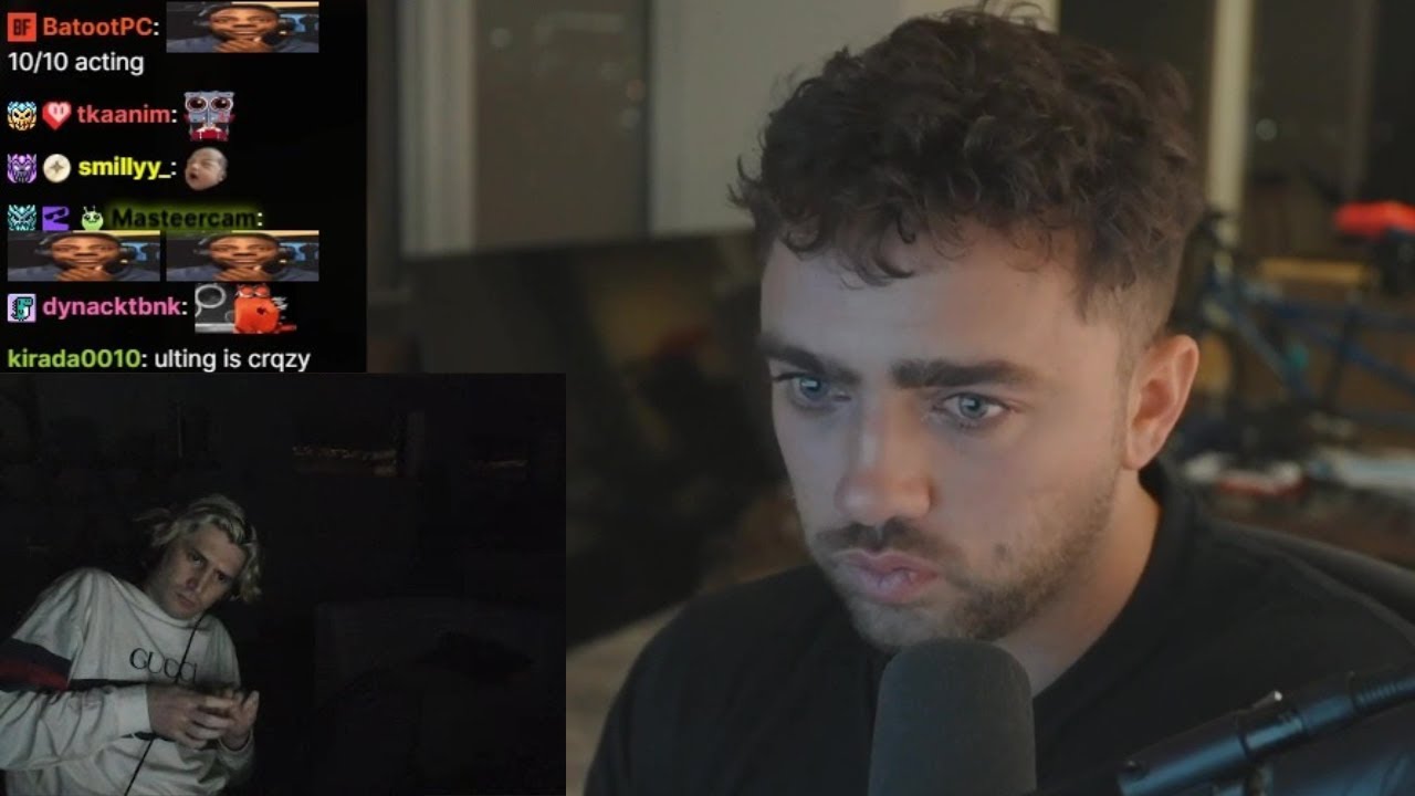 xQc реагирует на плач Мизкифа, пытающегося объяснить свою точку зрения на обвинения в сексуальных...