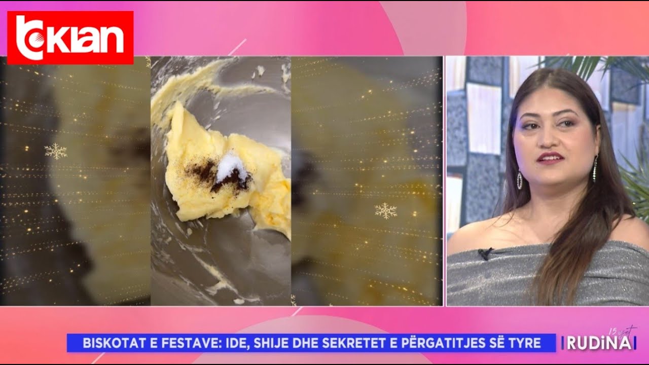 Në formën e harkut të Krishtlindjeve, receta e biskotave të Kristi Jankut