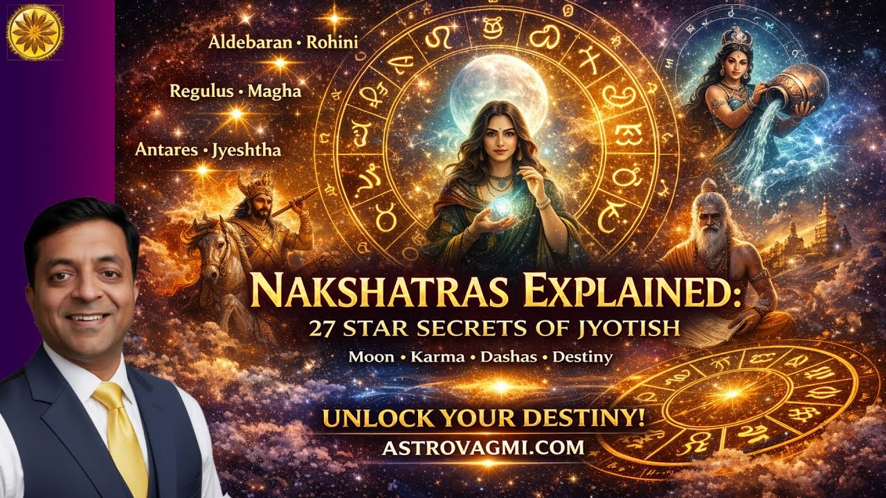 Venus Nakshatras Explained: 27 Star Secrets of Jyotish (Moon, Karma, Dashas & Destiny)