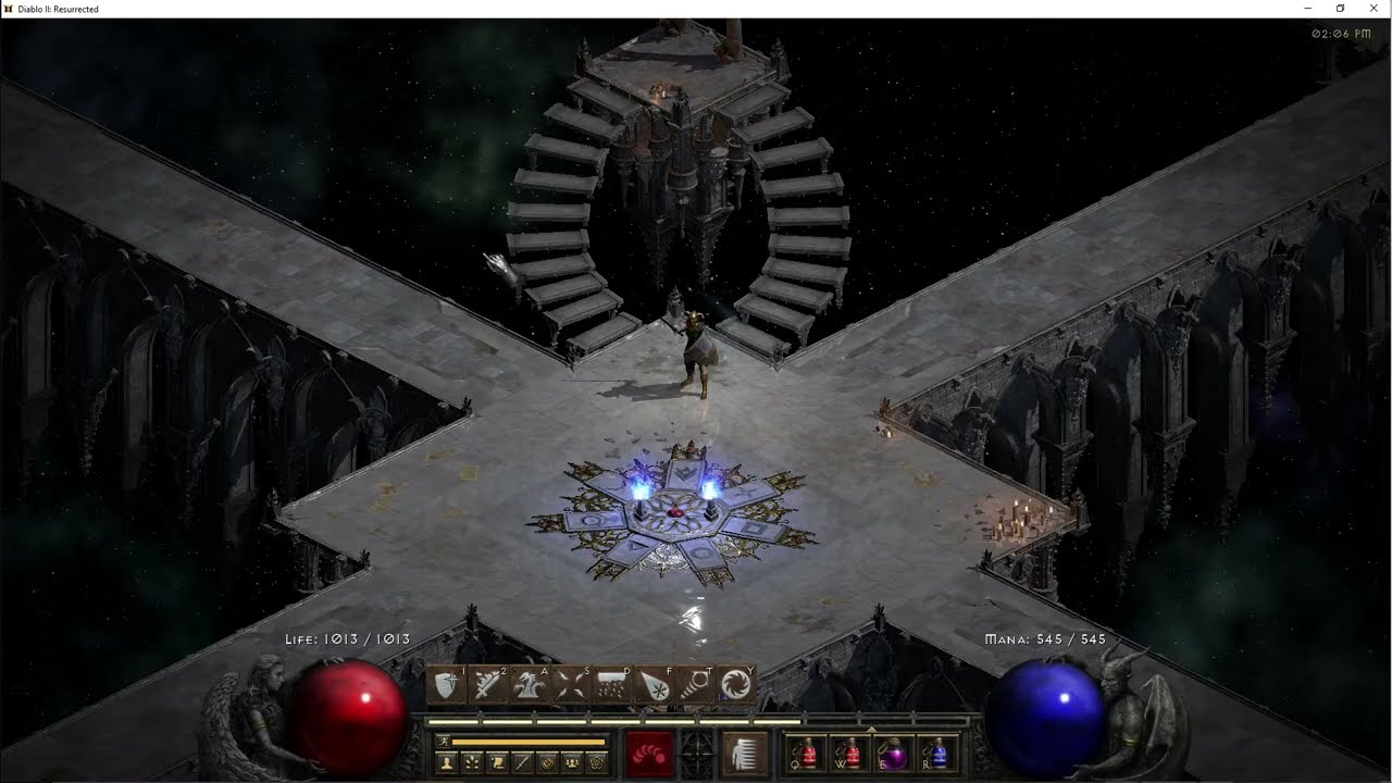 How to kill Uber Diablo Clone with starter Blizzard Sorceress (no gear). Turn on subtitles for info.