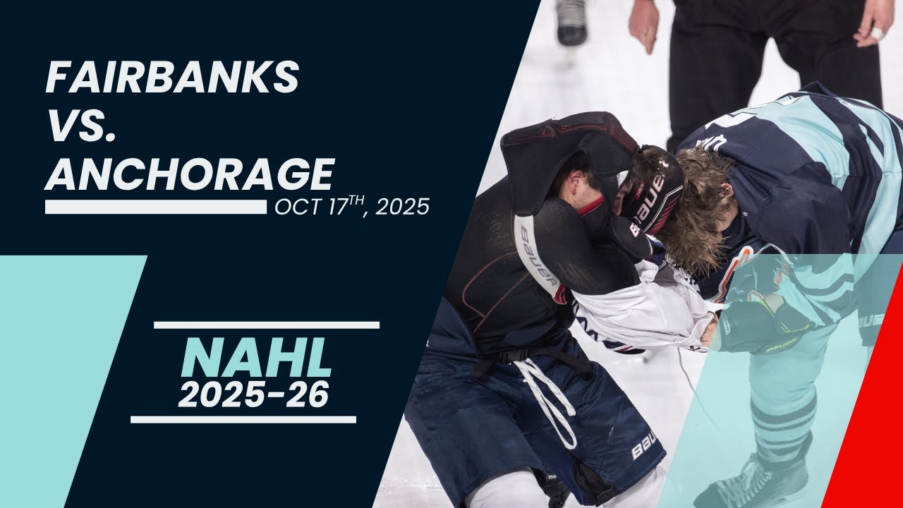Game Recap: (10/17/25) Fairbanks Ice Dogs vs. Anchorage Wolverines - NAHL 2025-26 Season