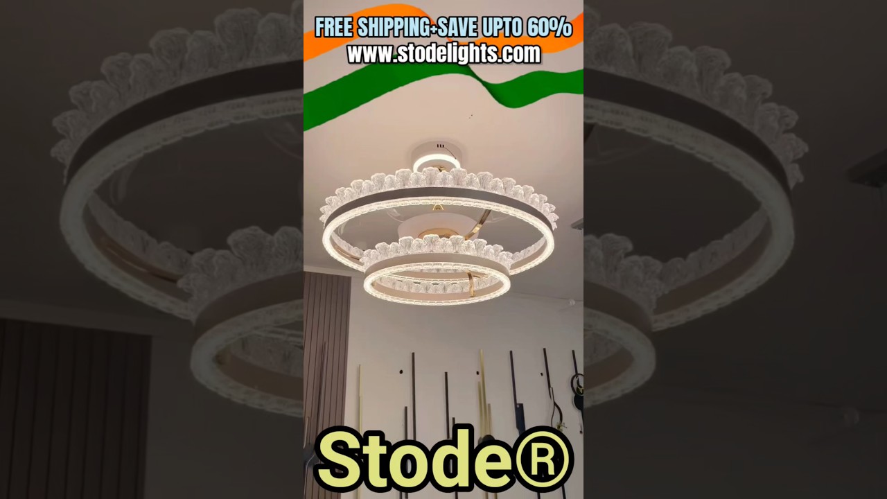 Fan Chandeliers Install Guide! 💡✨ Premium Solutions! Order Now 🚚 www.stodelights.com 📦 #stode