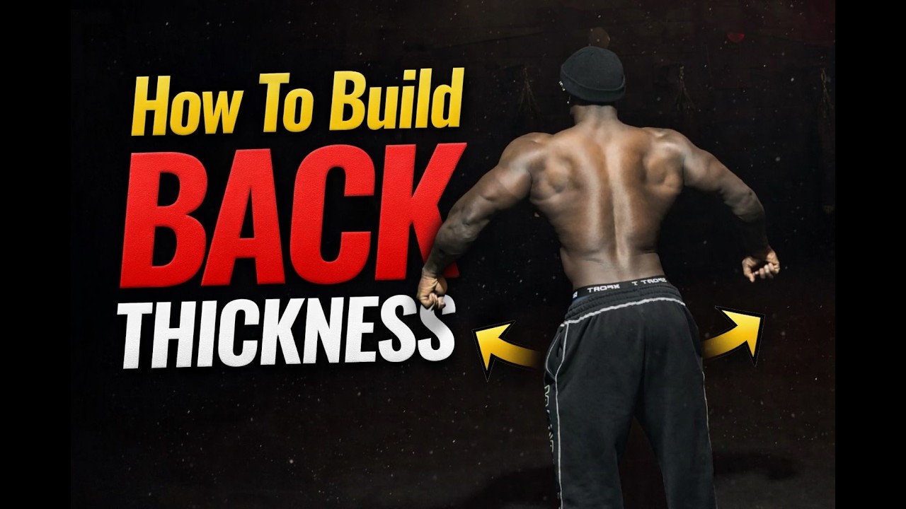 Back Workout To Give You That Thickness!!!!