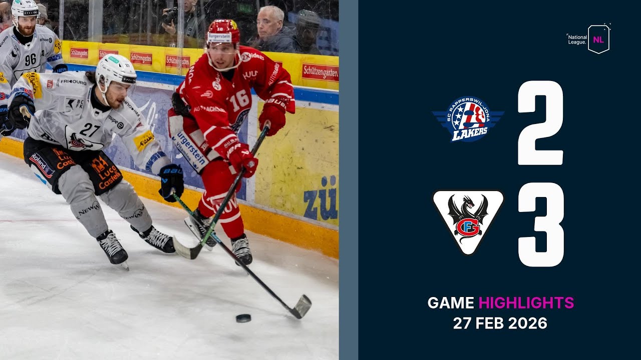 SCRJ Lakers vs HC Fribourg Gotteron