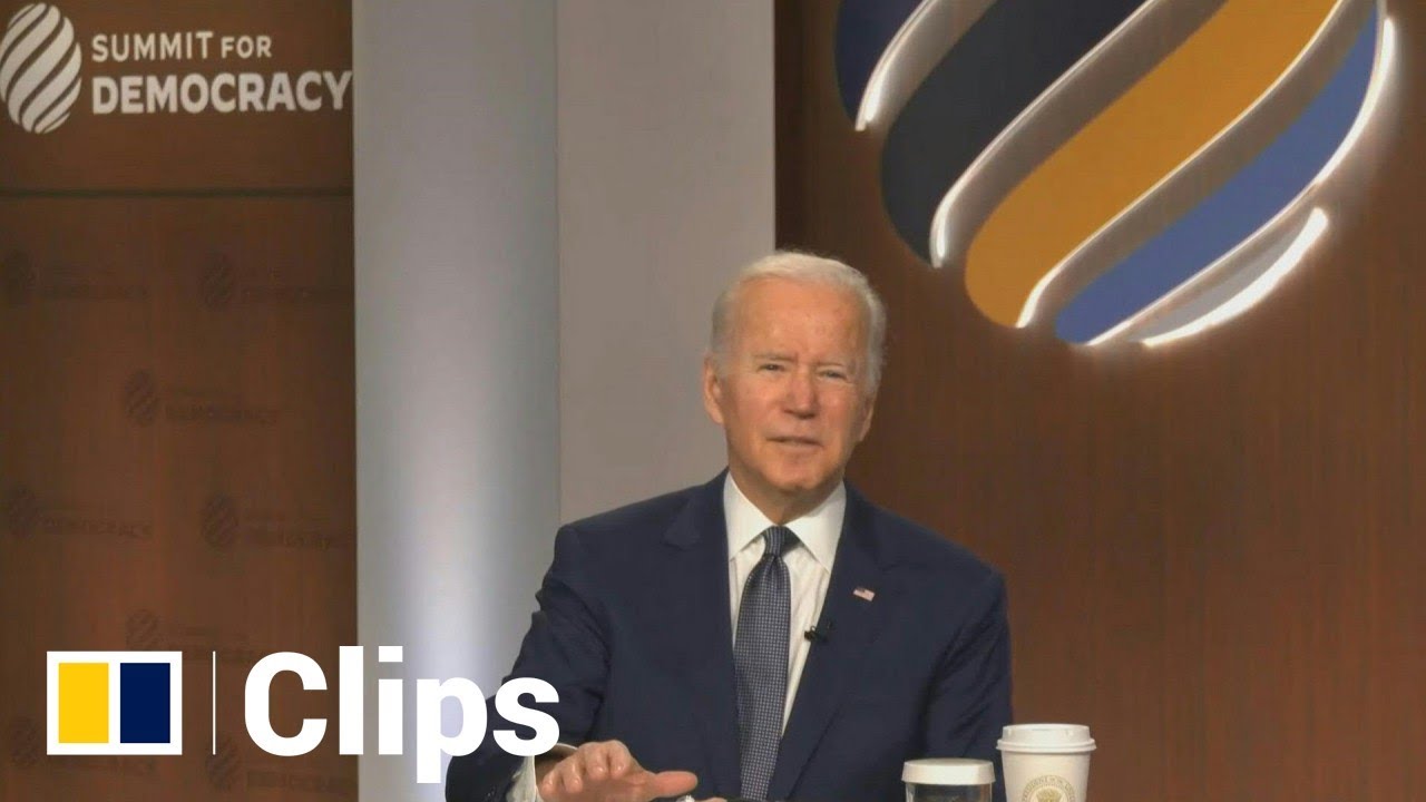 Biden warns of worldwide democracy backslide at virtual summit