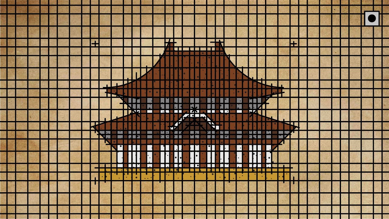 ● ✏️ [a] how to draw building orthography? ask buddhist archi in todai-ji temple 2d orthographics
