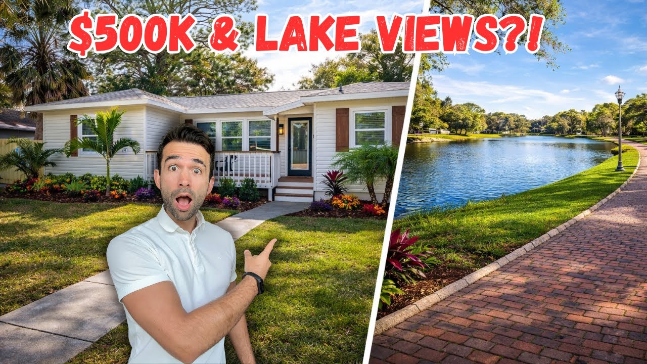 Inside a $500K St. Pete Home With No HOA, No CDD & Lake Views!