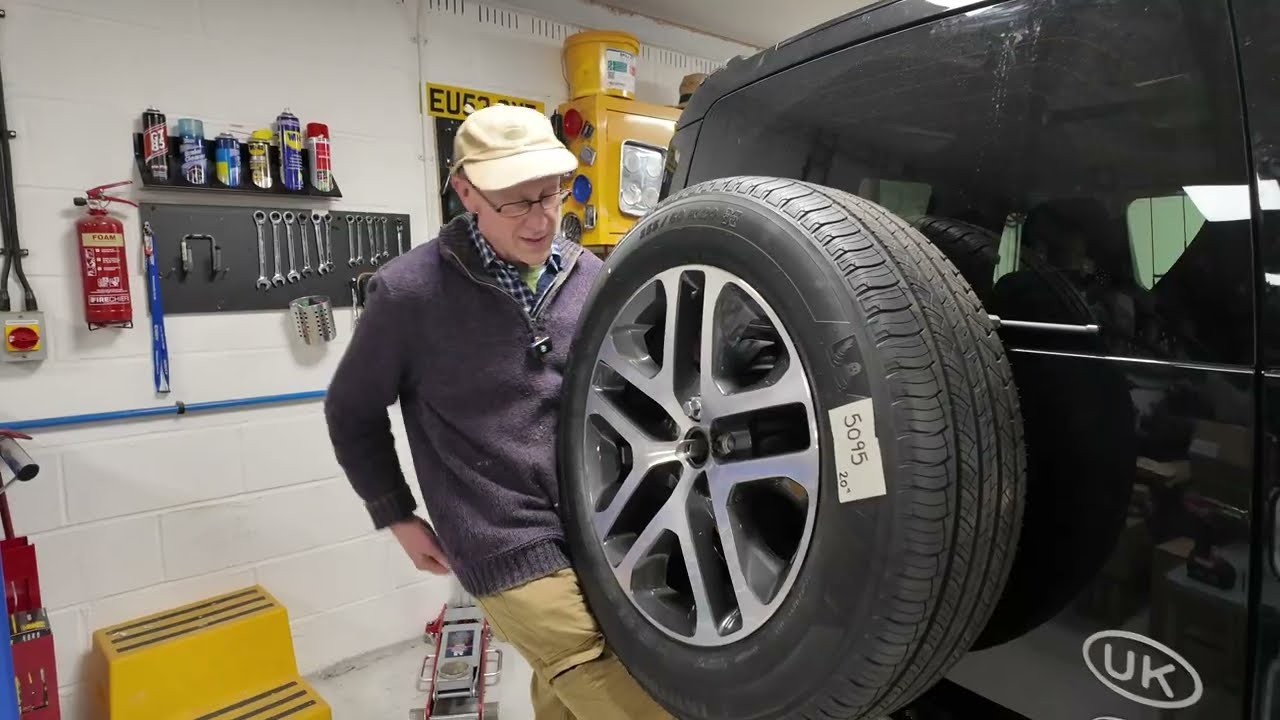 New Land Rover Defender L663 Spare Wheel Lock Kit - Relaunch with updated design!