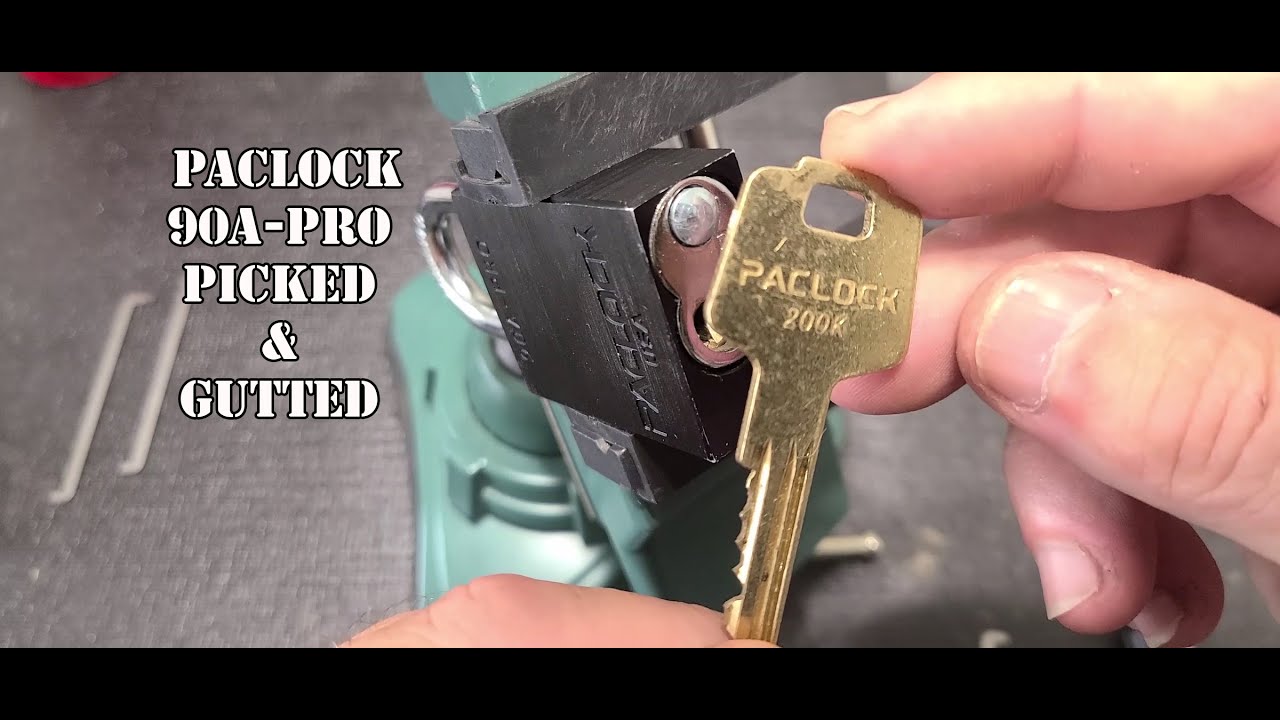 [032] Paclock 90A Pro picked and gutted