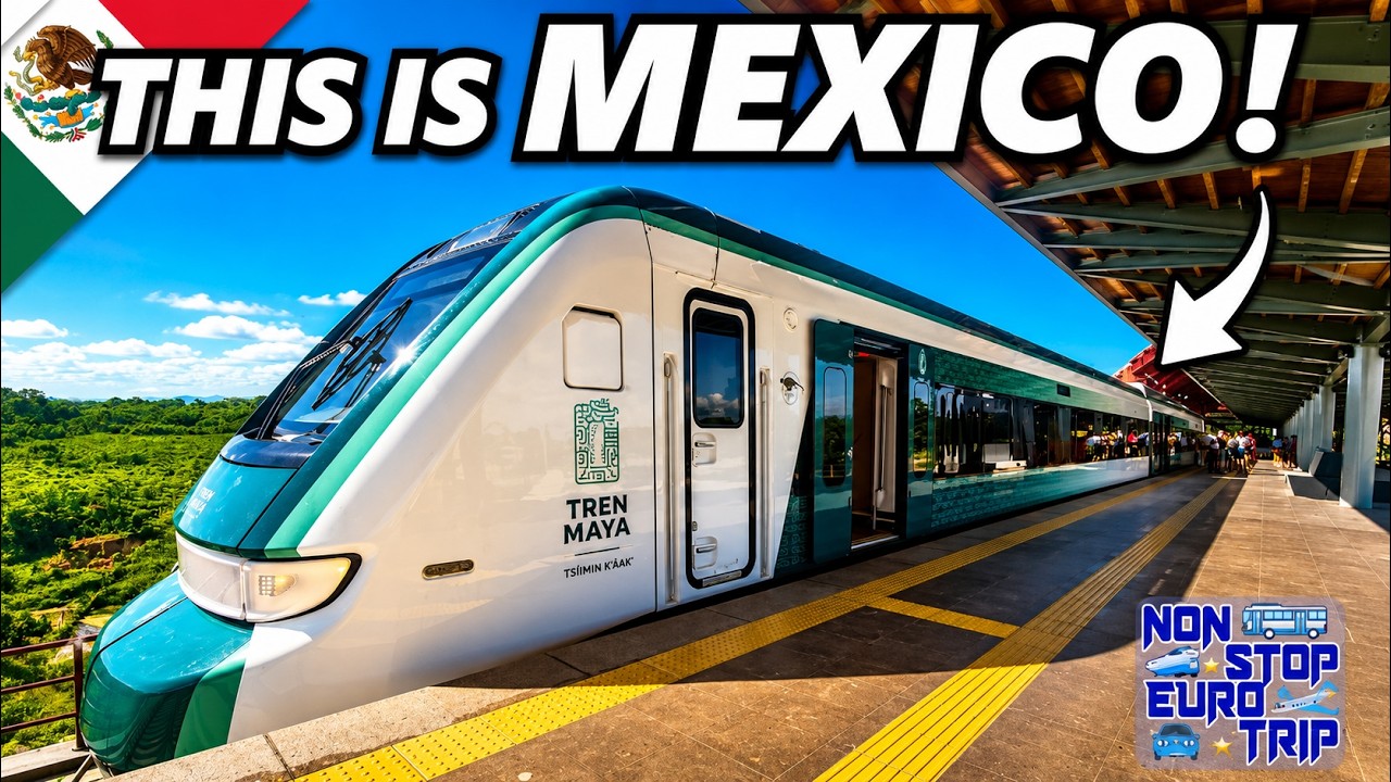 НОВАЯ 1500-километровая сеть железных дорог TREN MAYA в Мексике: полный обзор!