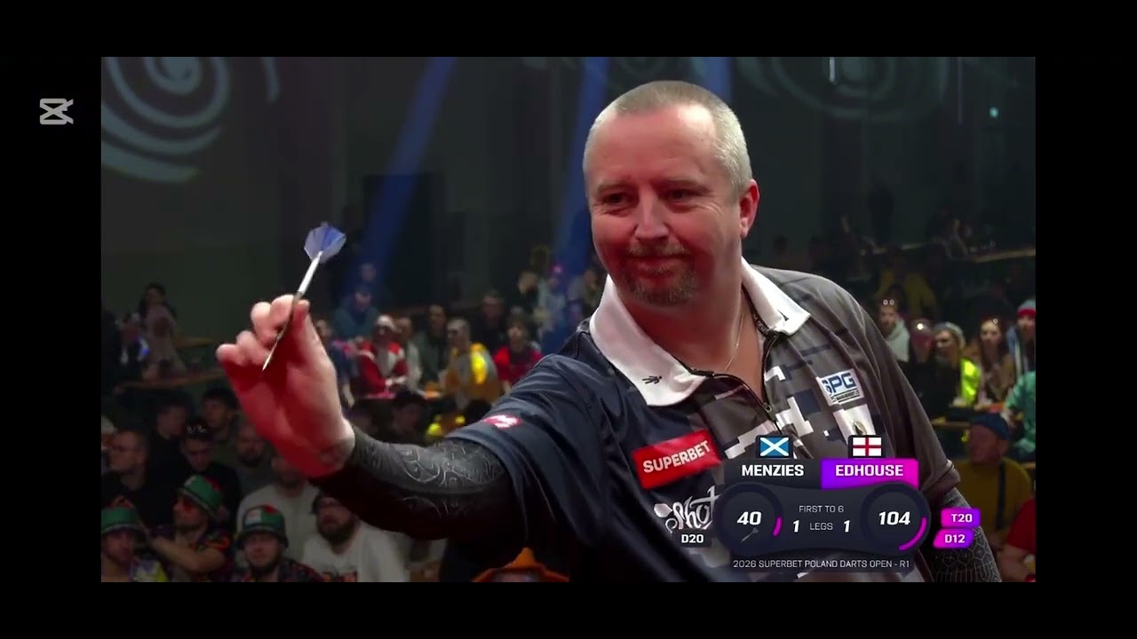 cameron menzies VS ritchie edhouse Poland dart open round 1 [full match]