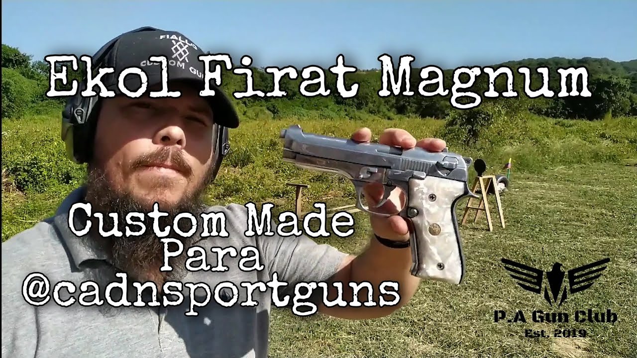Ekol Firat Magnum PERSONALIZADA | PISTOLA TRAUMÁTICA | P.A Gun Club