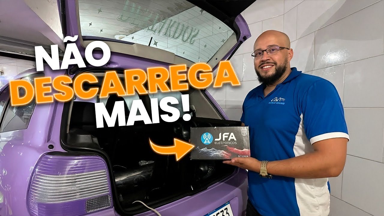 GOLF GTI 2 PORTAS RECEBEU UMA FONTE DA JFA DE 120A CONFIRA A INSTALAÇÃO 