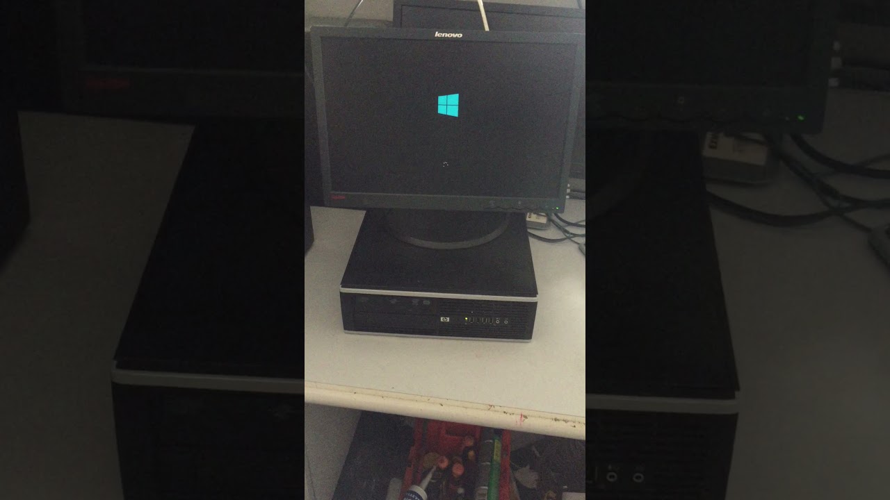 HP 6200 PC boot up