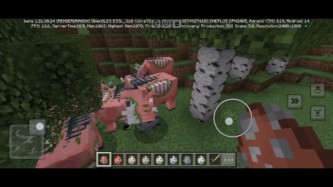 ماينكرفت ضد الحيوانات وكل شيء 