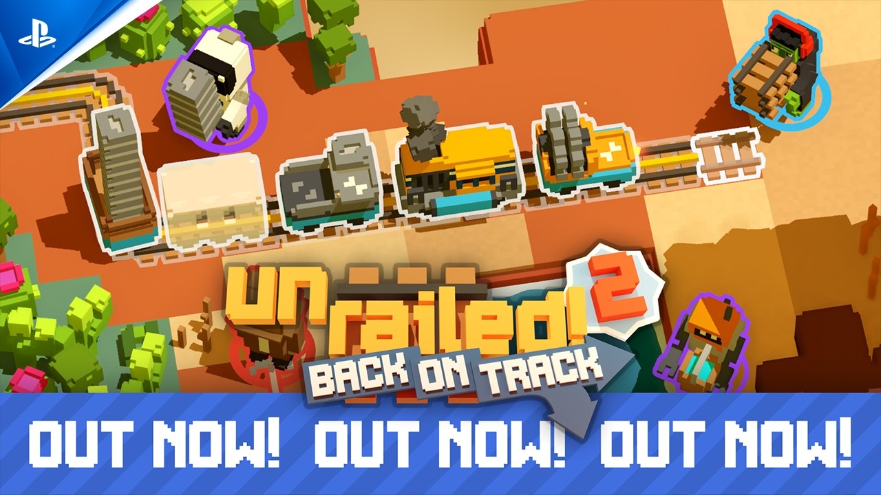 Unrailed 2: Back on Track - Launch Trailer | PS5 Games