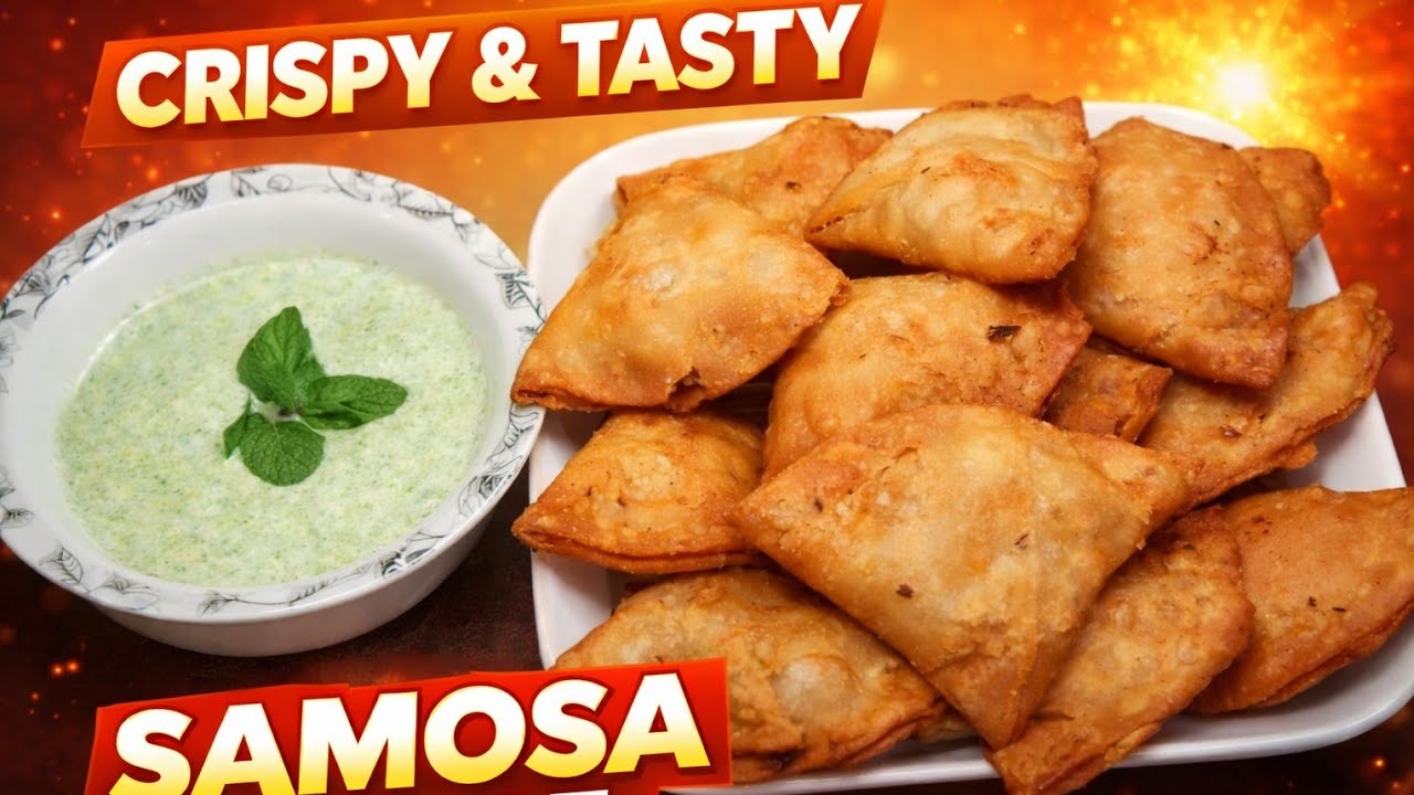 Tea Time Crispy Samosa Recipe | Easy Pakistani Samosa /Kitchenology 