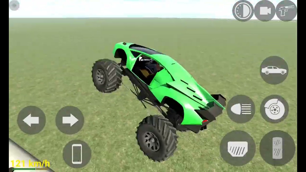 Monster Truck vs Train | Indian Bikes Driving 3D