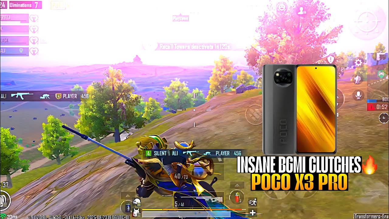 IMPOSSIBLE CLUTCHES IN BGMI 🔥| POCO X3 PRO PUBG TEST