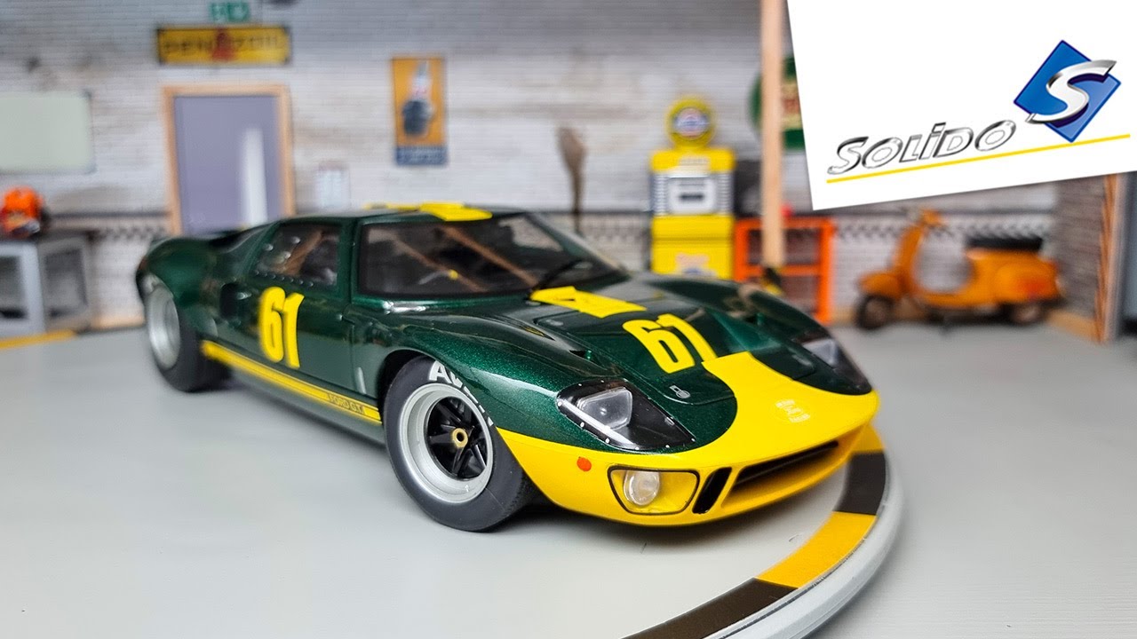 FORD GT40 MK1, Solido 1/18 (S1803004) #62