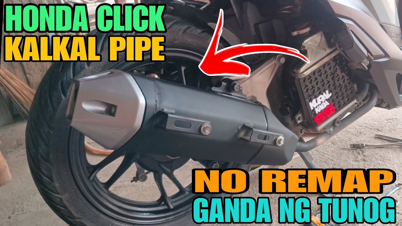 HONDA CLICK 125 KALKAL PIPE FULL PROCESS - GANDA NG TUNOG QUALITY 🤙