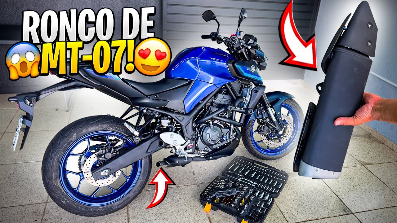 TIREI A PONTEIRA DA MT03 2026 0km, OLHA ESSE SOM - RONCO DE MT 07🔥