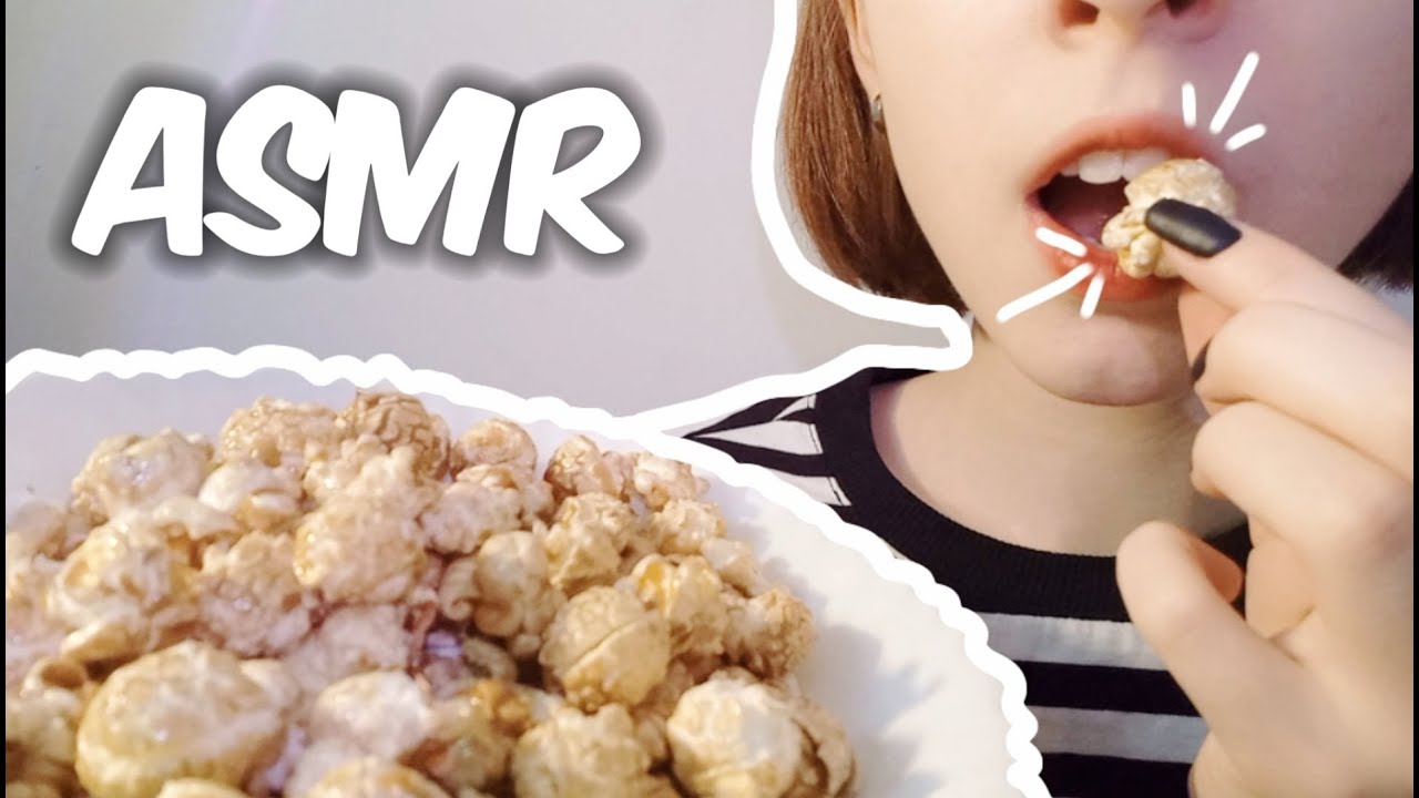 ASMR ~eating popcorn~ (no talking)#asmr #asmreating #eatingsounds #mouthsounds #eating