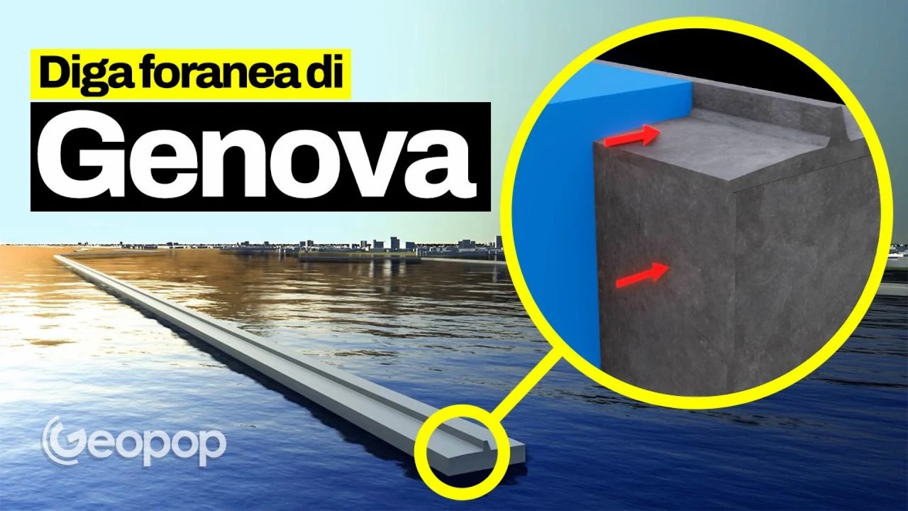 La Diga foranea di Genova, la più profonda d'Europa: come sarà costruita e perché - Geopop/Webuild