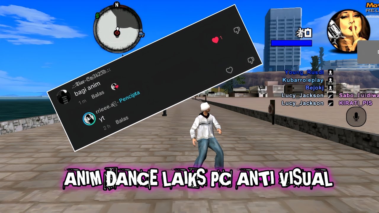 SHARE MONET ANIM DANCE LAIKS PC ANTI VISUAL ANDORID COCOK BUAT TAUNTING 