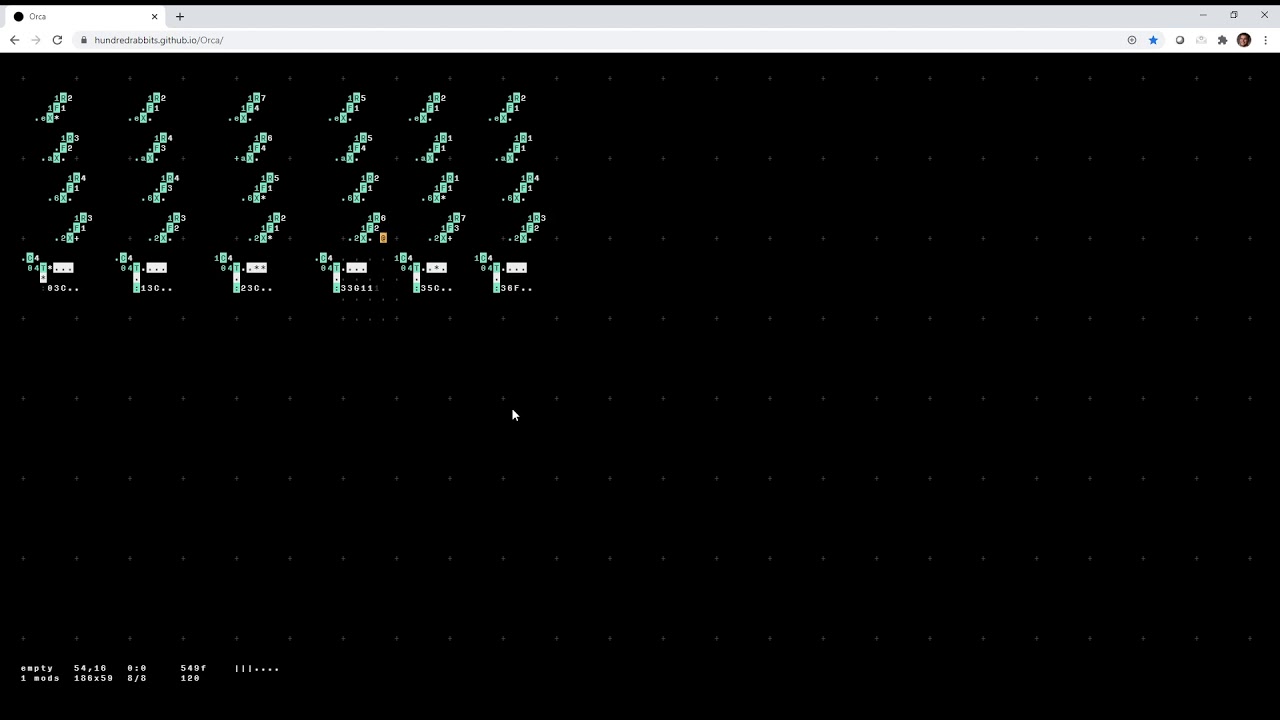 4 Note trigger sequencer with probability in Orca