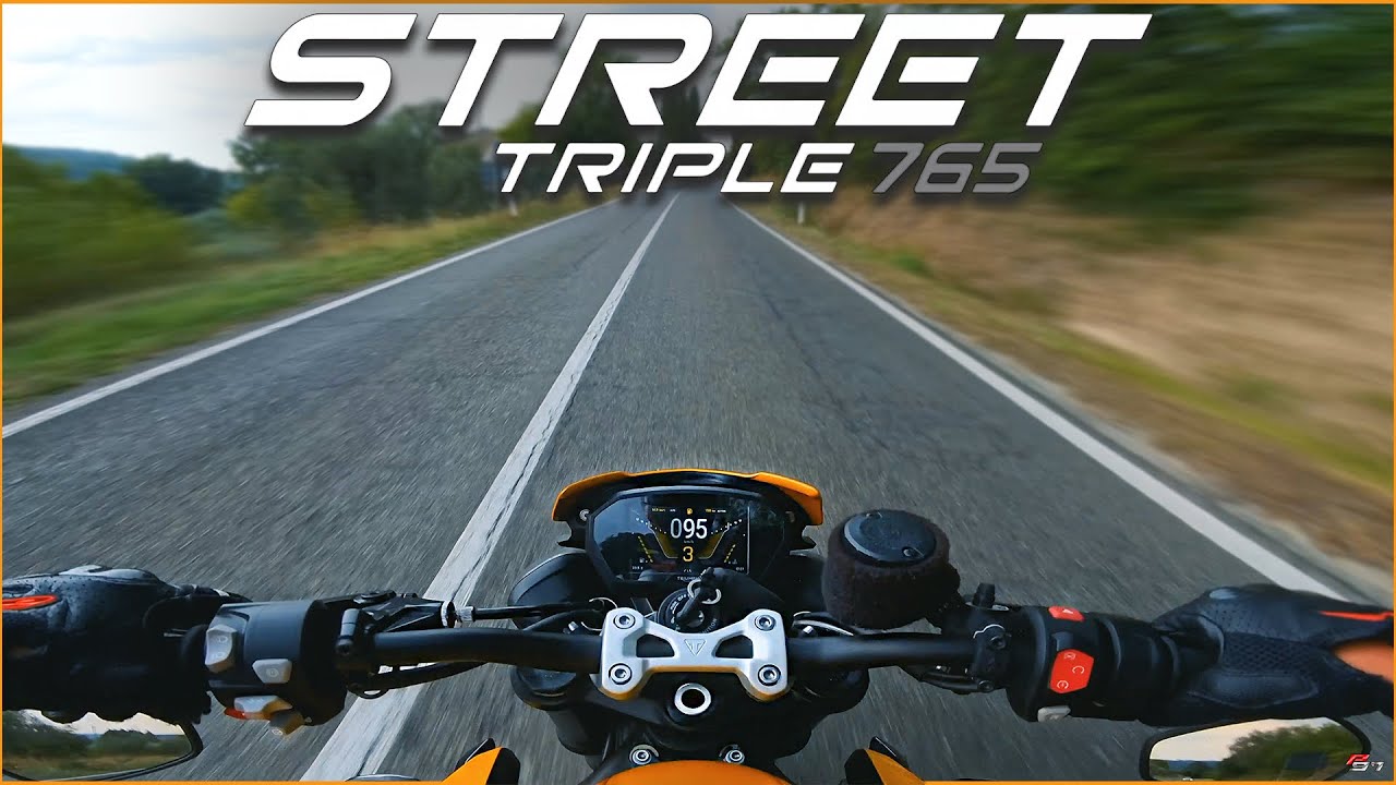 Triumph Street Triple 765 RS 2024 | POV RIDE 4K | Only sound
