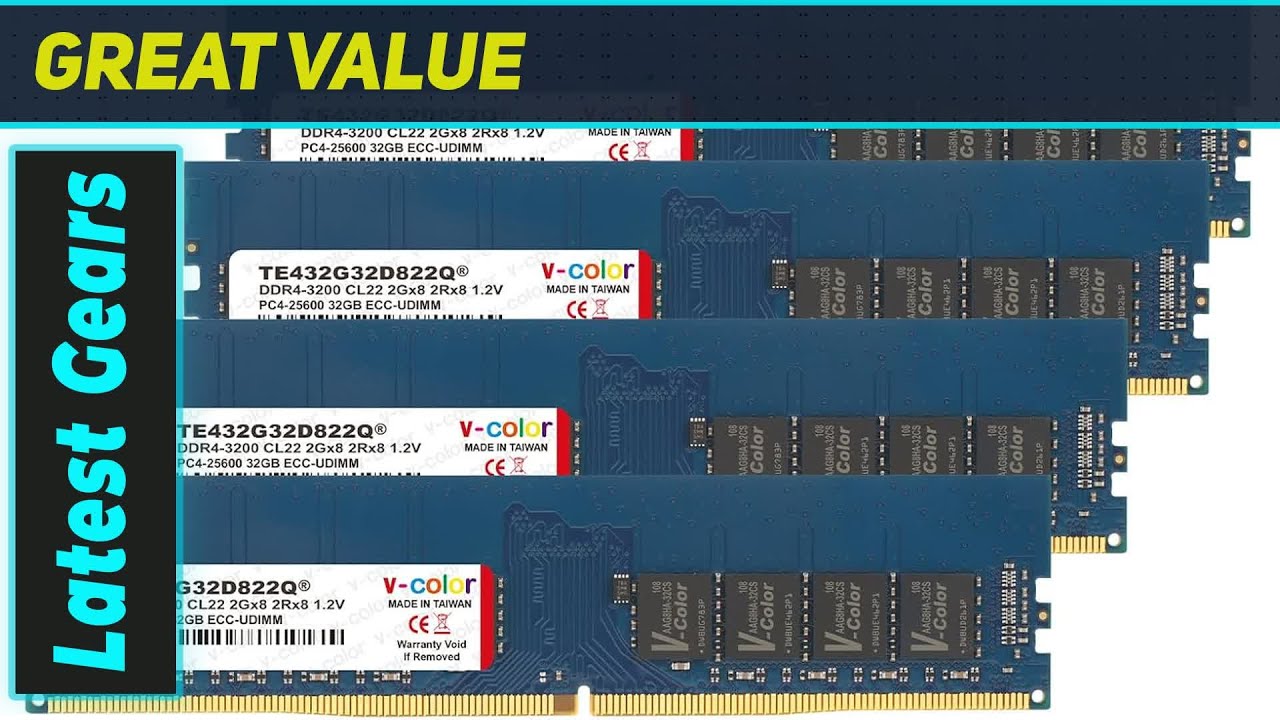 V-Color 128 ГБ DDR4: лучшее решение для модернизации серверной памяти?