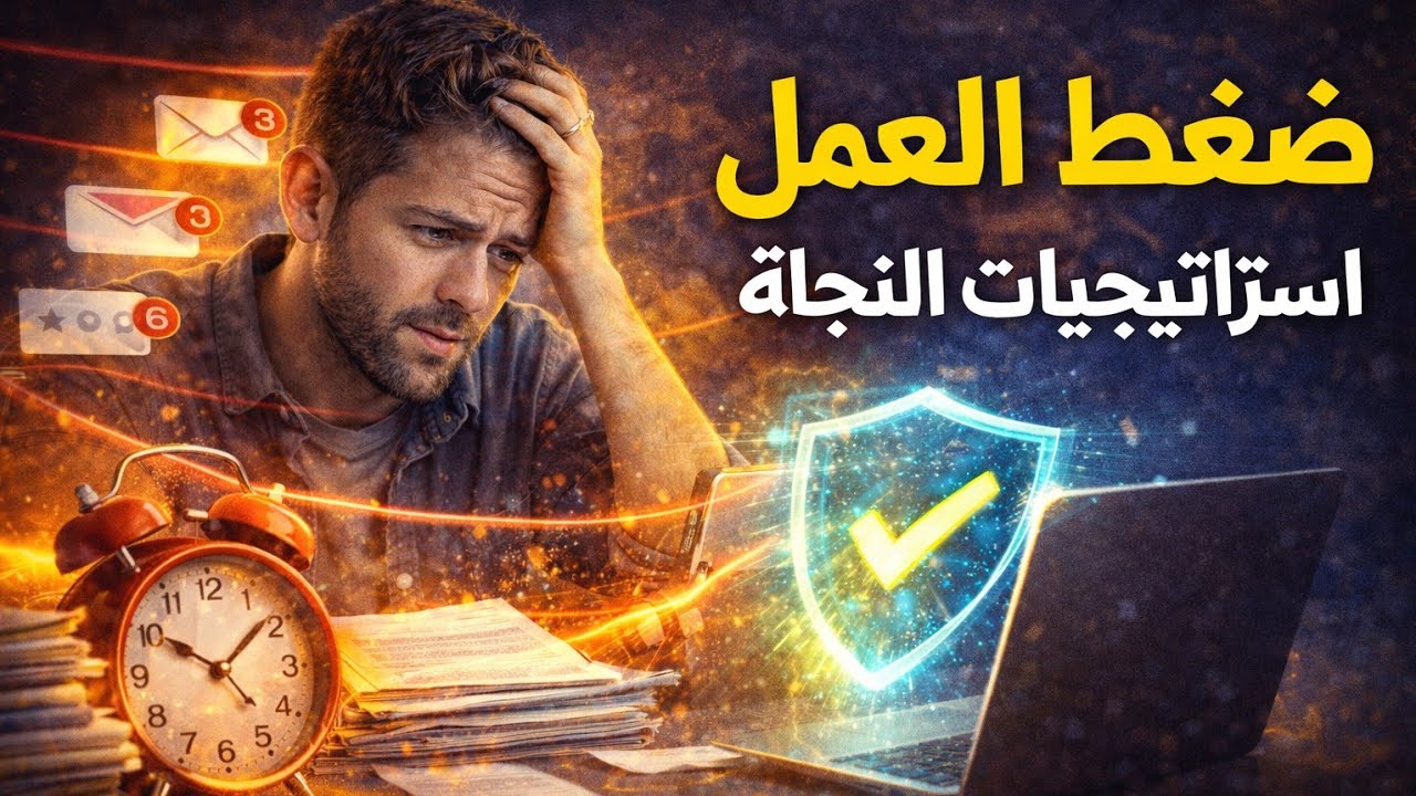 ضغط العمل:اساليب النجاة #تحفيز #اهميه