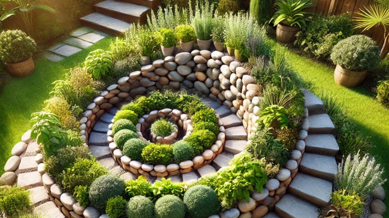Herb Spiral Garden Tutorial: Build & Plant Your Own Herb Spiral