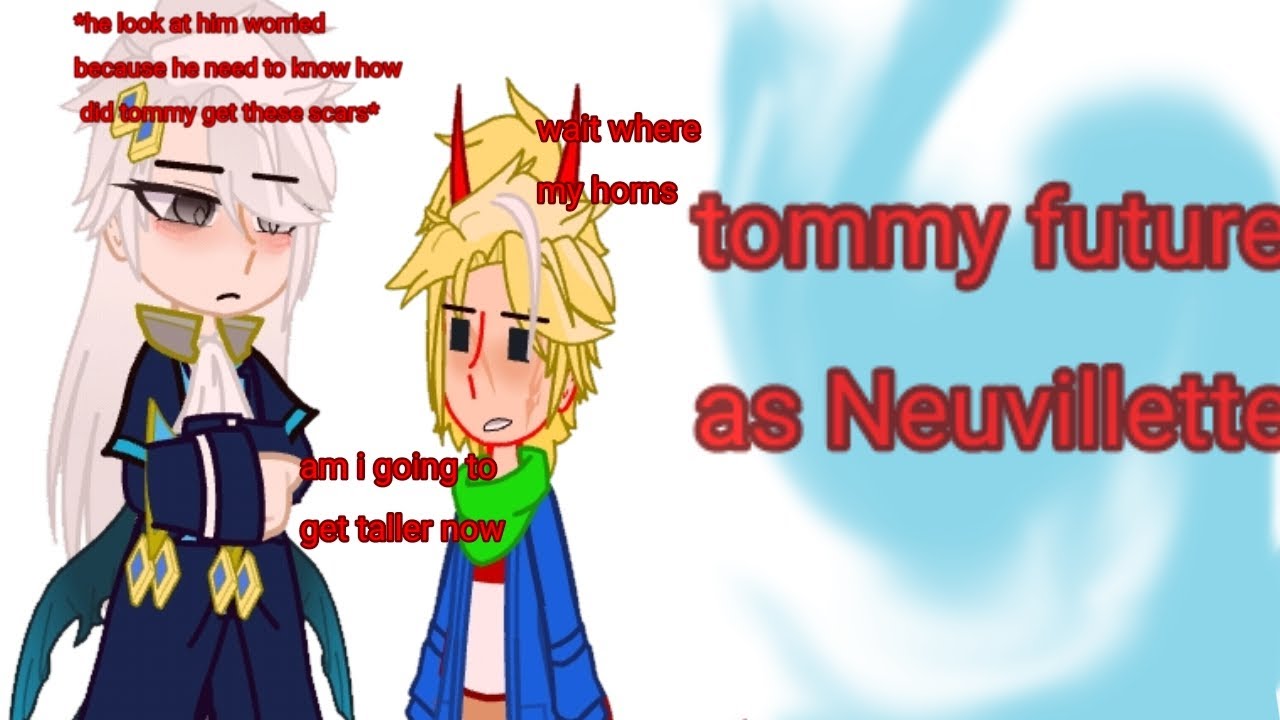 mcyt+sbi+(em)molly react to tommy future as Neuvillette (dsmp x genshin impact)