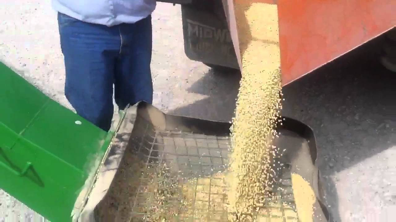 Loading the soybean planter