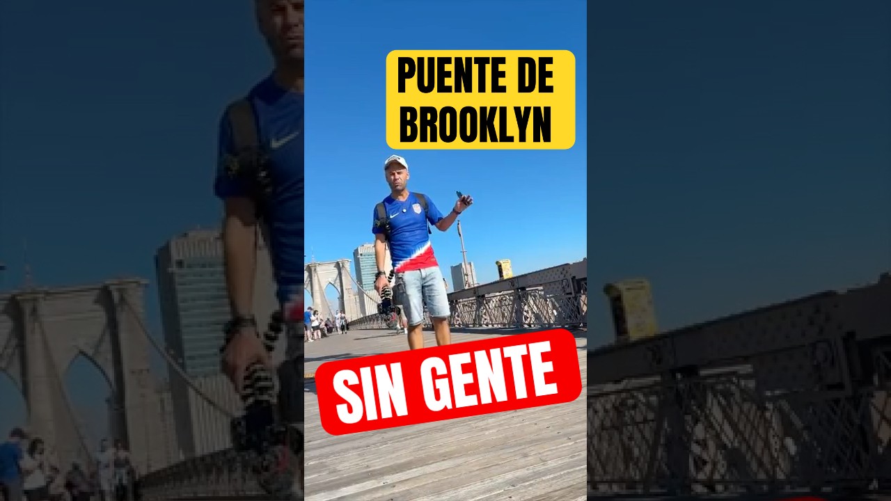 El Puente de Brooklyn sin gente 😲