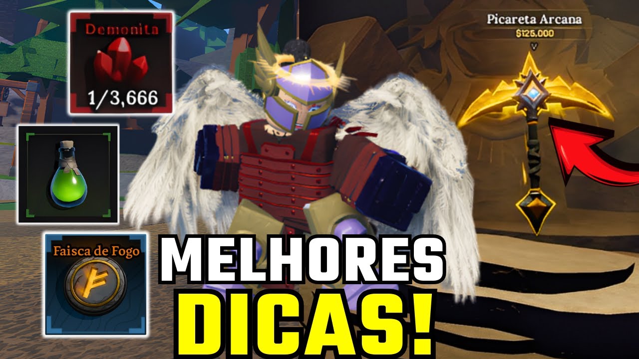 MELHORES DICAS DE COMO EVOLUIR RÁPIDO NO THE FORGE!