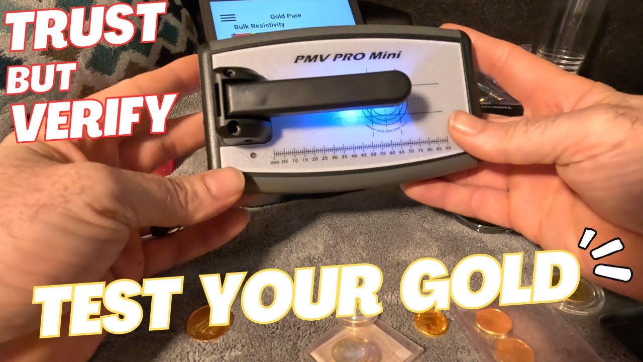 PMV Pro mini precious metals verifier (testing my gold)