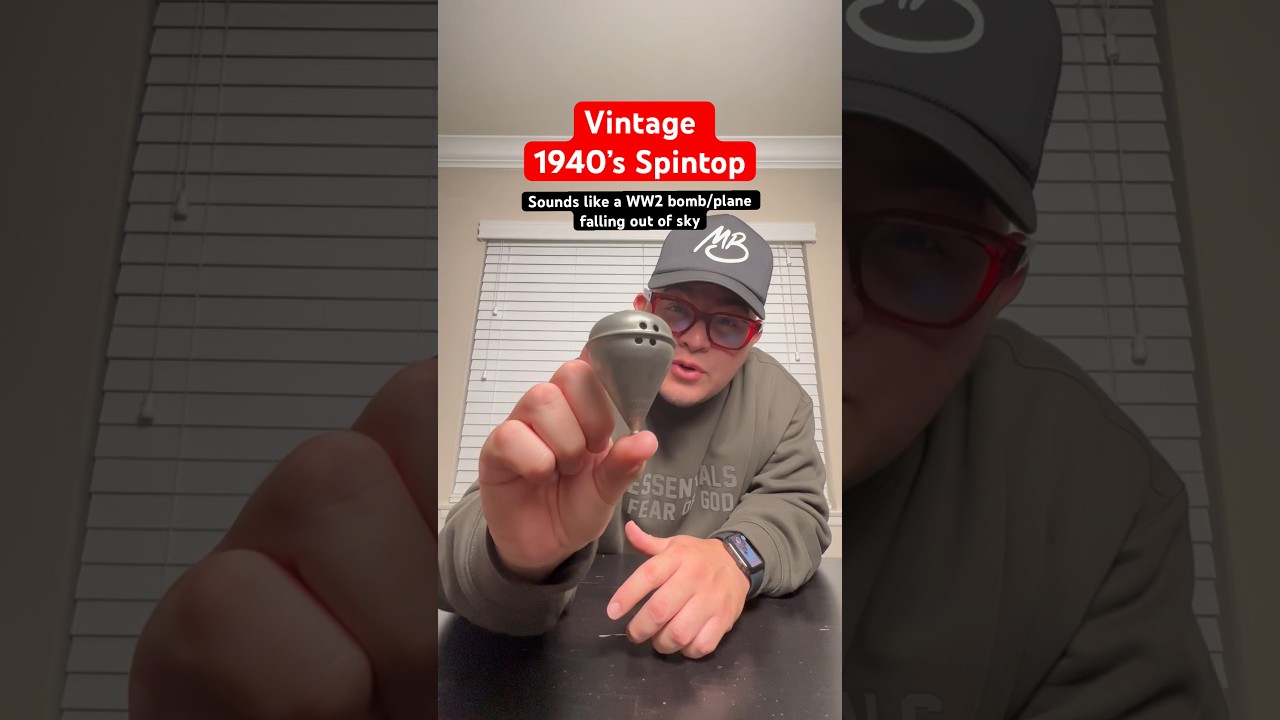 Vintage 1940&rsquo;s Whistling Spintop #bltrn #spintop #trompo #hobbies #vintage